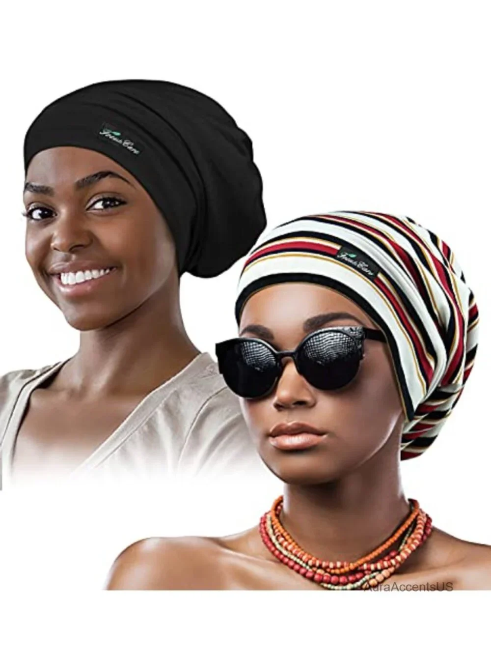 Satin Lined Sleep Cap for Dreadlocks Curly Hair Large Head Stay On Overnight